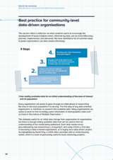 Data for the community Best practice for community-level data-driven organisations