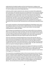 predominatly from Charitable Foundations and from Central Government, including via local authorrties through the recent Community Housing Fund.. It is clear that the UCLTP grant provided CLTs with the capacity to pursue other funding opportunities.