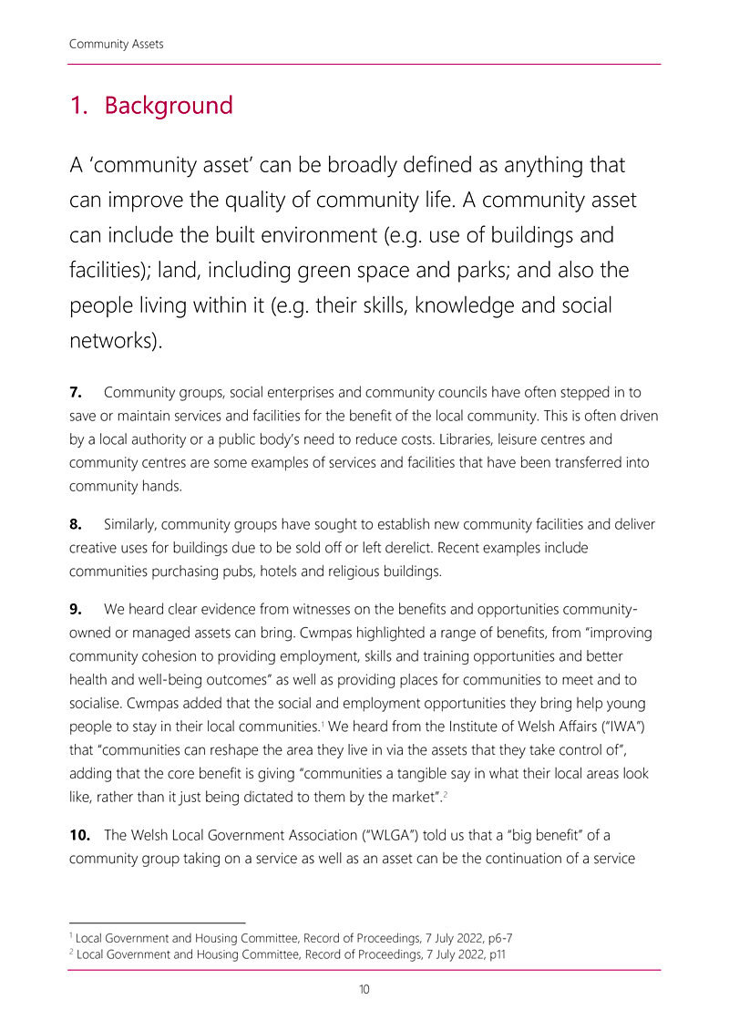 Community Assets