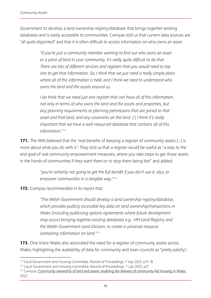 Community Assets