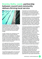 Bramley Baths, Leeds: partnership between council and community delivers thriving local service