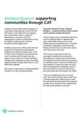Kirklees Council: supporting communities through CAT