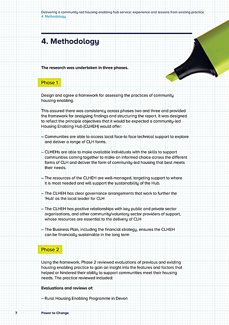 Delivering a community-led housing enabling hub service: experience and lessons from existing practice 4. Methodology