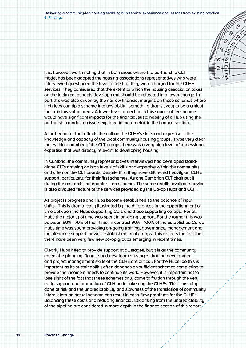 Delivering a community-led housing enabling hub service: experience and lessons from existing practice 6. Findings