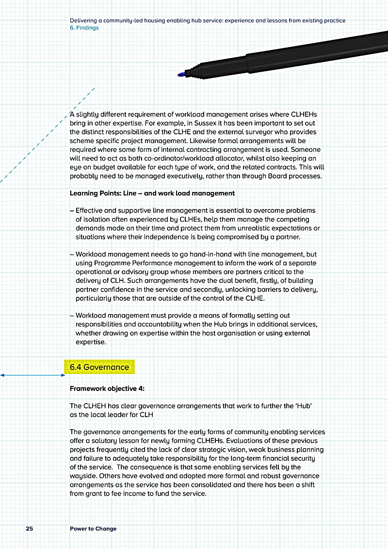 Delivering a community-led housing enabling hub service: experience and lessons from existing practice 6. Findings