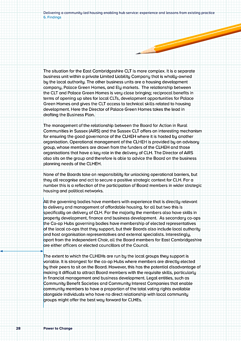 Delivering a community-led housing enabling hub service: experience and lessons from existing practice 6. Findings