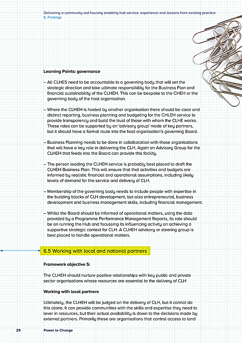 Delivering a community-led housing enabling hub service: experience and lessons from existing practice 6. Findings