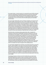 Delivering a community-led housing enabling hub service: experience and lessons from existing practice 6. Findings