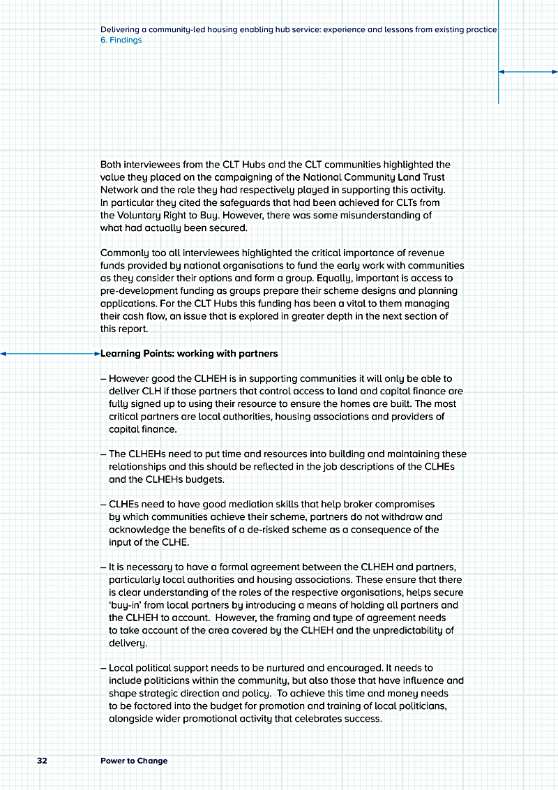 Delivering a community-led housing enabling hub service: experience and lessons from existing practice 6. Findings
