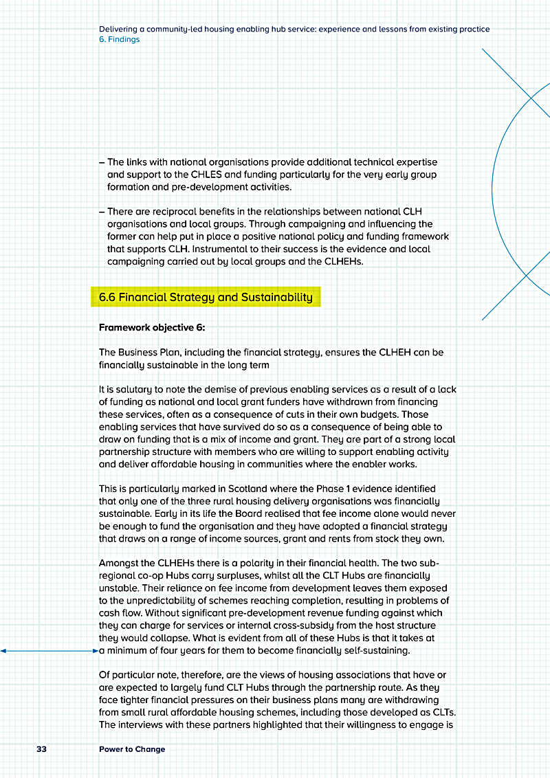 Delivering a community-led housing enabling hub service: experience and lessons from existing practice 6. Findings