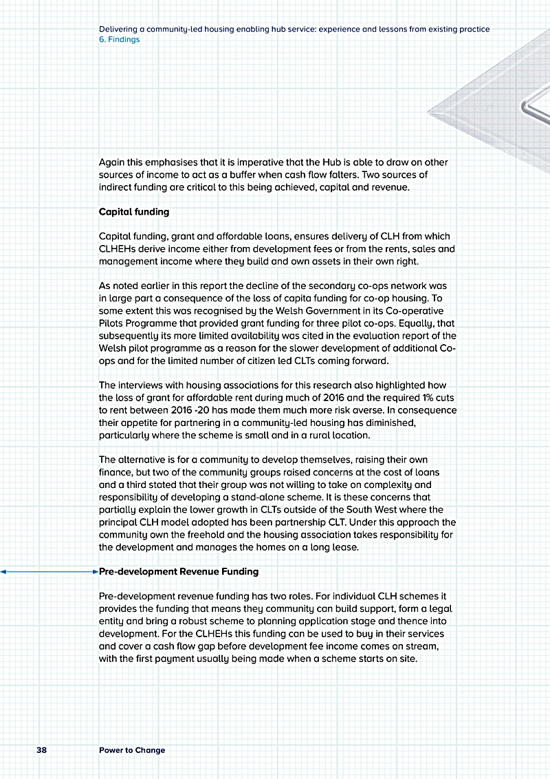 Delivering a community-led housing enabling hub service: experience and lessons from existing practice 6. Findings
