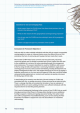 Delivering a community-led housing enabling hub service: experience and lessons from existing practice 7. Conclusions and advice for Power to Change as it designs and receives applications for its community-led housing programme