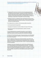 Delivering a community-led housing enabling hub service: experience and lessons from existing practice 7. Conclusions and advice for Power to Change as it designs and receives applications for its community-led housing programme