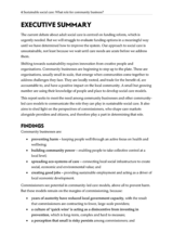 4 Sustainable social care: What role for community business?