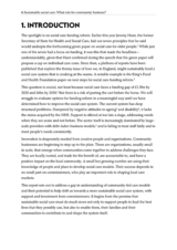 6 Sustainable social care: What role for community business?