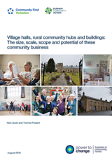 Village halls, rural community hubs and buildings: The size, scale, scope and potential of these community business