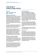 Village halls, rural community hubs and buildings: The size, scale, scope and potential of these community business