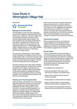 Village halls, rural community hubs and buildings: The size, scale, scope and potential of these community business