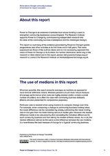 Better places through community business: A framework for impact evaluation