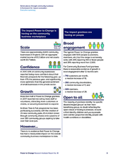 Better places through community business: A framework for impact evaluation Executive summary