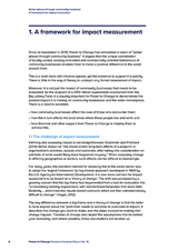 Better places through community business: A framework for impact evaluation