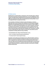 Better places through community business: A framework for impact evaluation 4. A framework for impact evaluation