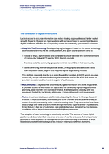 Better places through community business: A framework for impact evaluation 6. The impact Power to Change is having on the community business marketplace