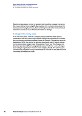Better places through community business: A framework for impact evaluation 8. The impact grantees are having on places