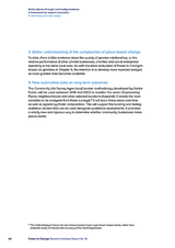 Better places through community business: A framework for impact evaluation 9. Summary and next steps