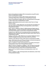 Better places through community business: A framework for impact evaluation Bibliography