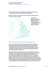 Better places through community business: A framework for impact evaluation Appendix 1: Power to Change programmes evidence to date