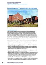 Better places through community business: A framework for impact evaluation Appendix 1: Power to Change programmes evidence to date