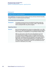 Better places through community business: A framework for impact evaluation Appendix 2: Community business hypotheses supporting evidence