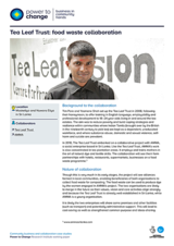 Tea Leaf Trust: food waste collaboration